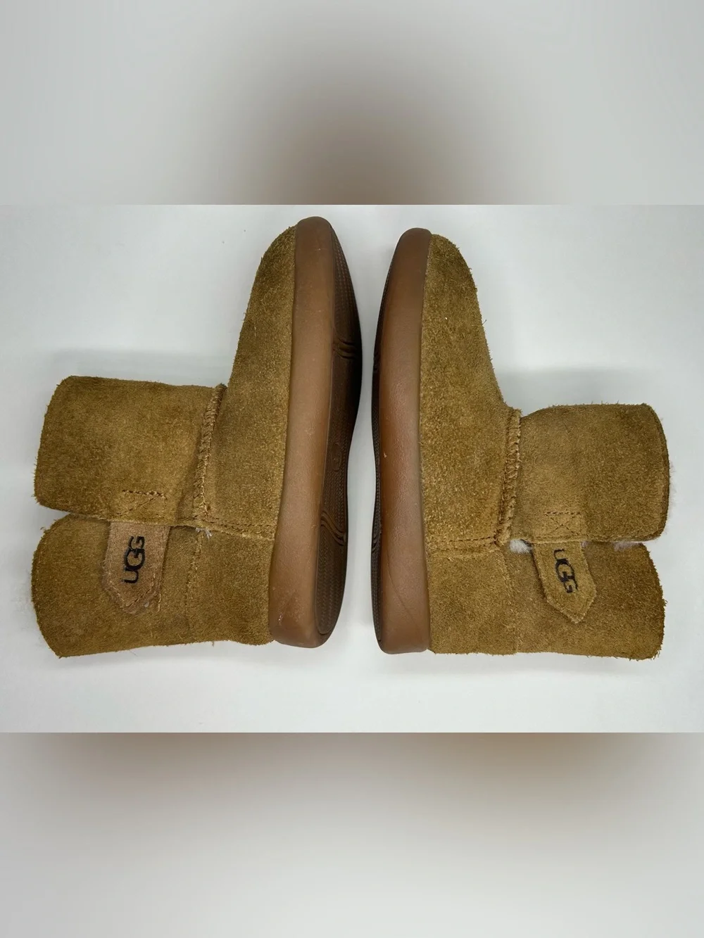 UGG Keelan II Toddler Chestnut Sheepskin Suede Winter Boots Sz 9 toddler